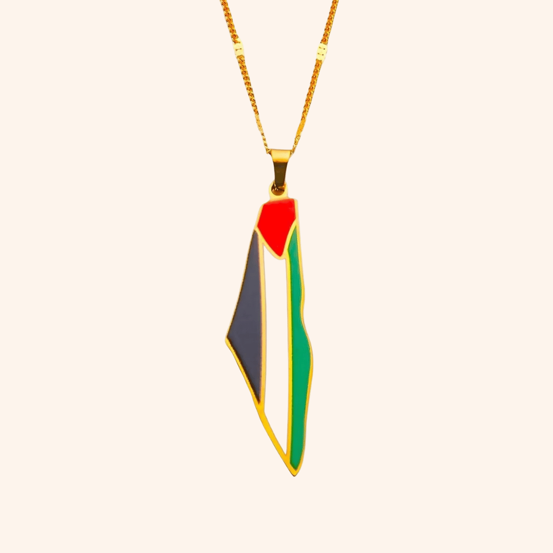 Collier Noor Palestine Pride