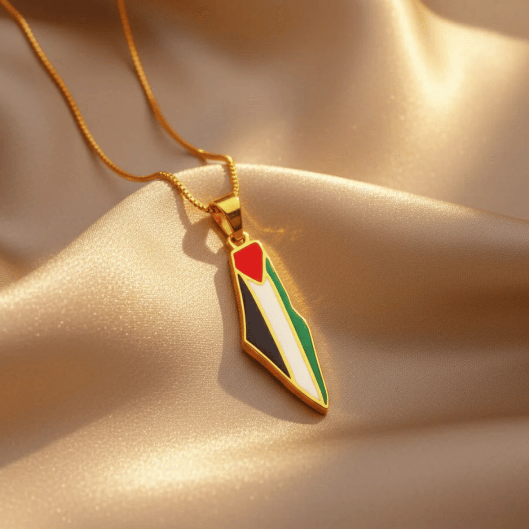 Collier Noor Palestine Pride