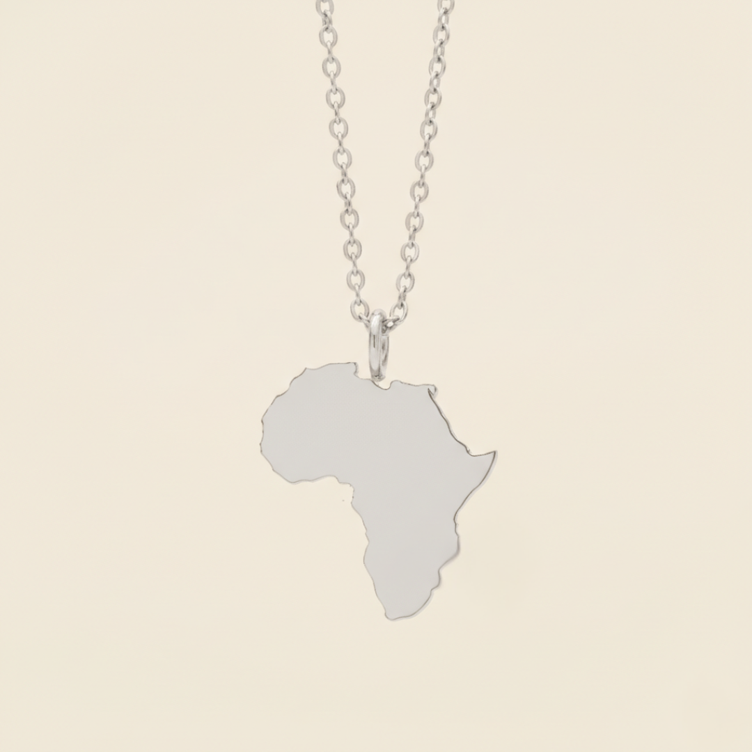 Collier Carte du Pays 18k