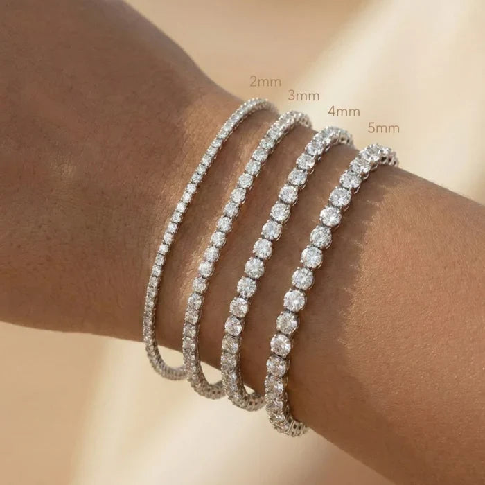 Bracelet Tennis Moissanite - 3mm